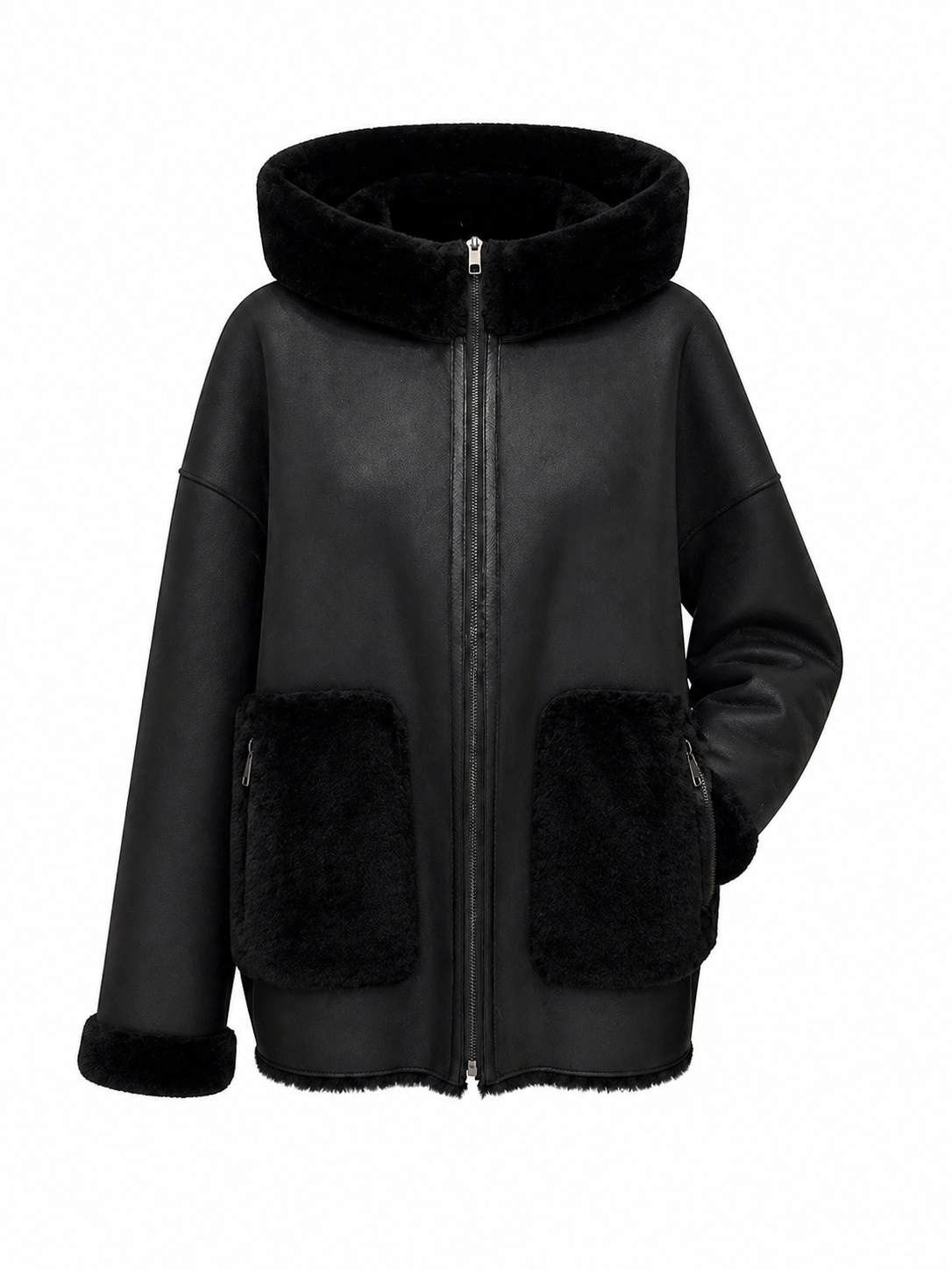 Reversible Faux Shearling Jacket
