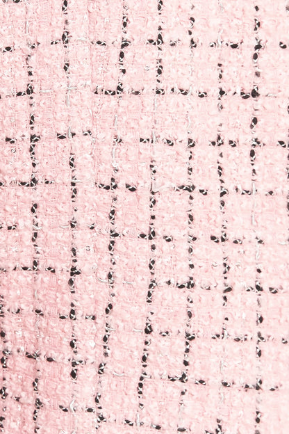 ROSÉ EDGE ENSEMBLE TWEED VEST