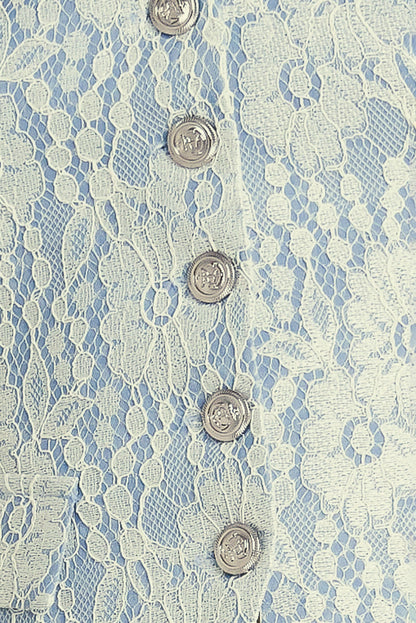 EASY ELEGANCE WOVEN LACE VEST