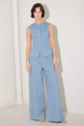 PINSTRIPE PRESTIGE WOVEN VEST