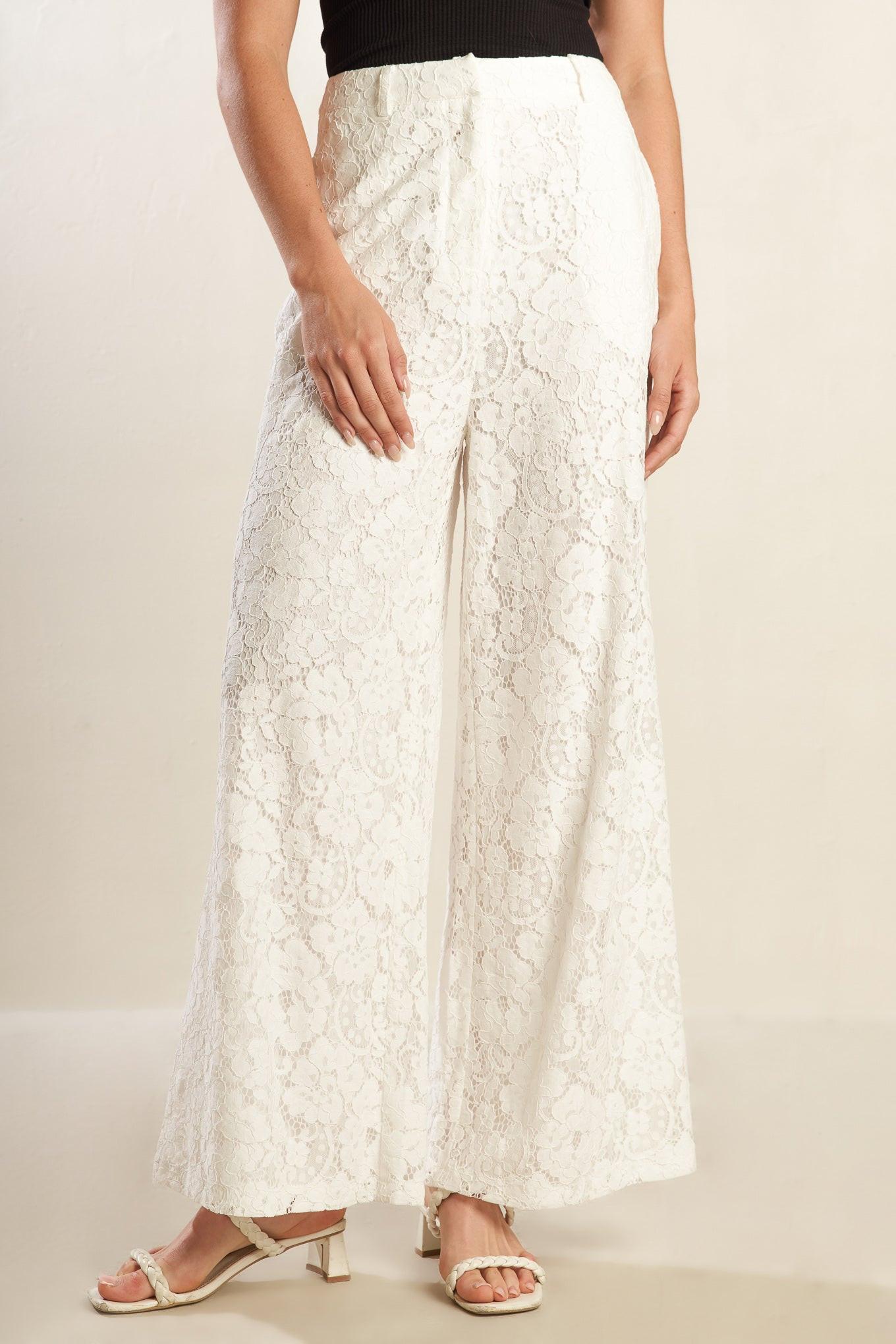 TRUST IN YOU WOVEN LACE PANTS