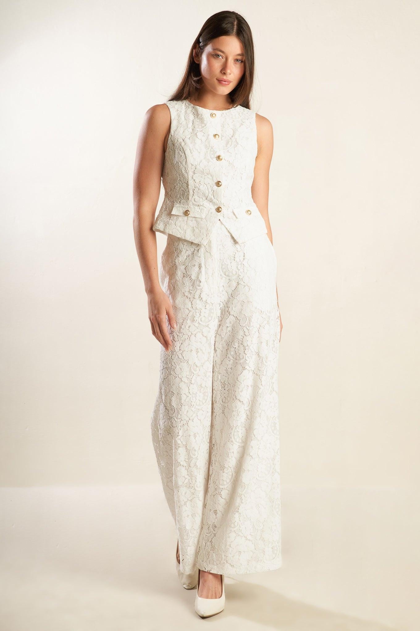 TRUST IN YOU WOVEN LACE PANTS