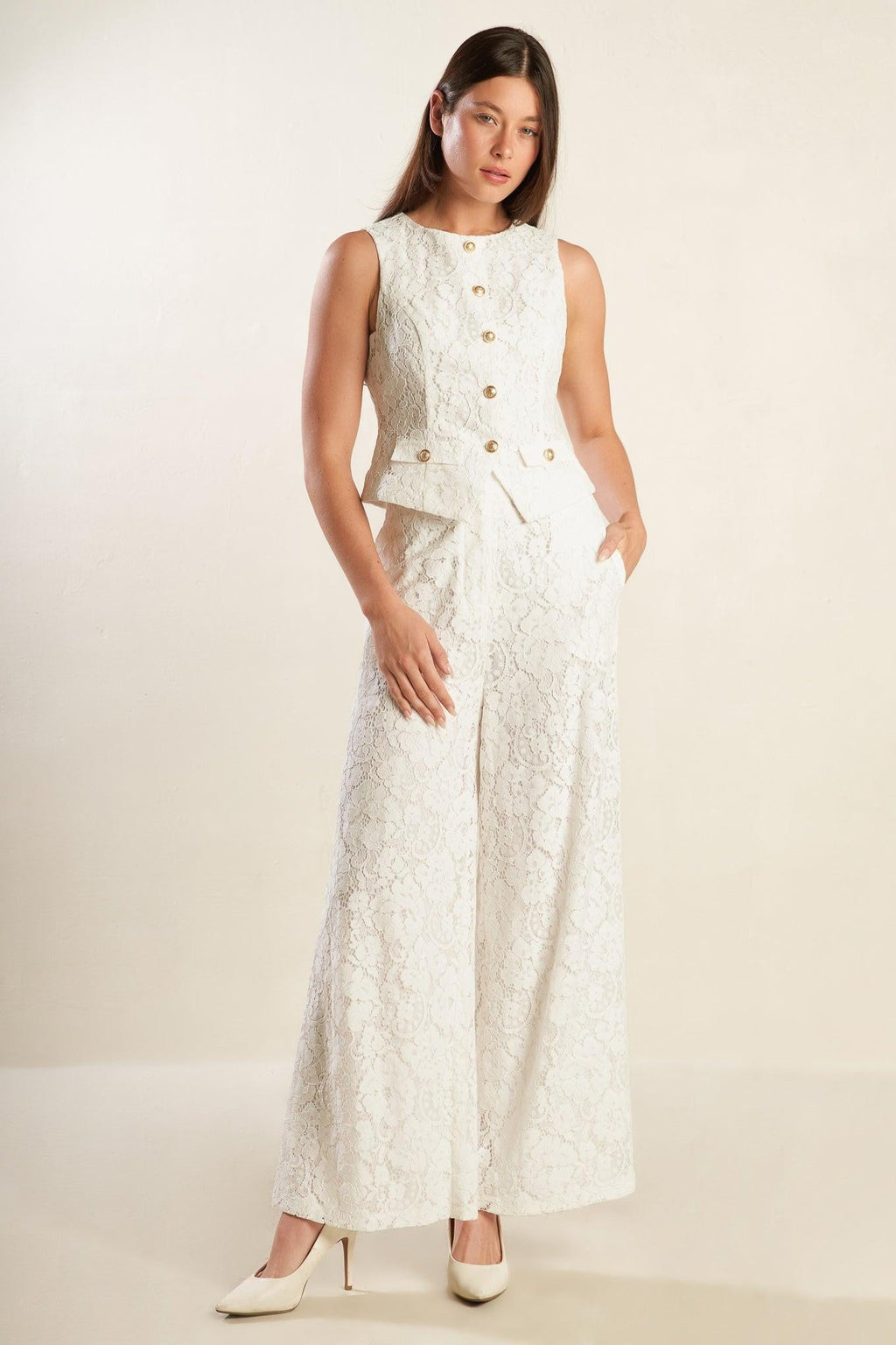 TRUST IN YOU WOVEN LACE PANTS