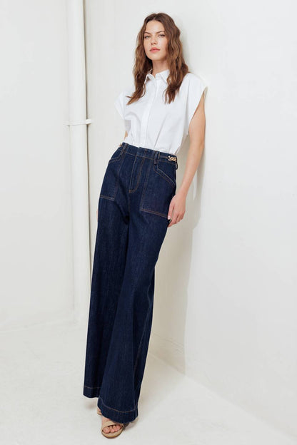 INDIGO ICON DENIM PANTS