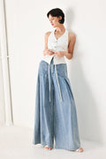 PALAZZO DENIM PANTS