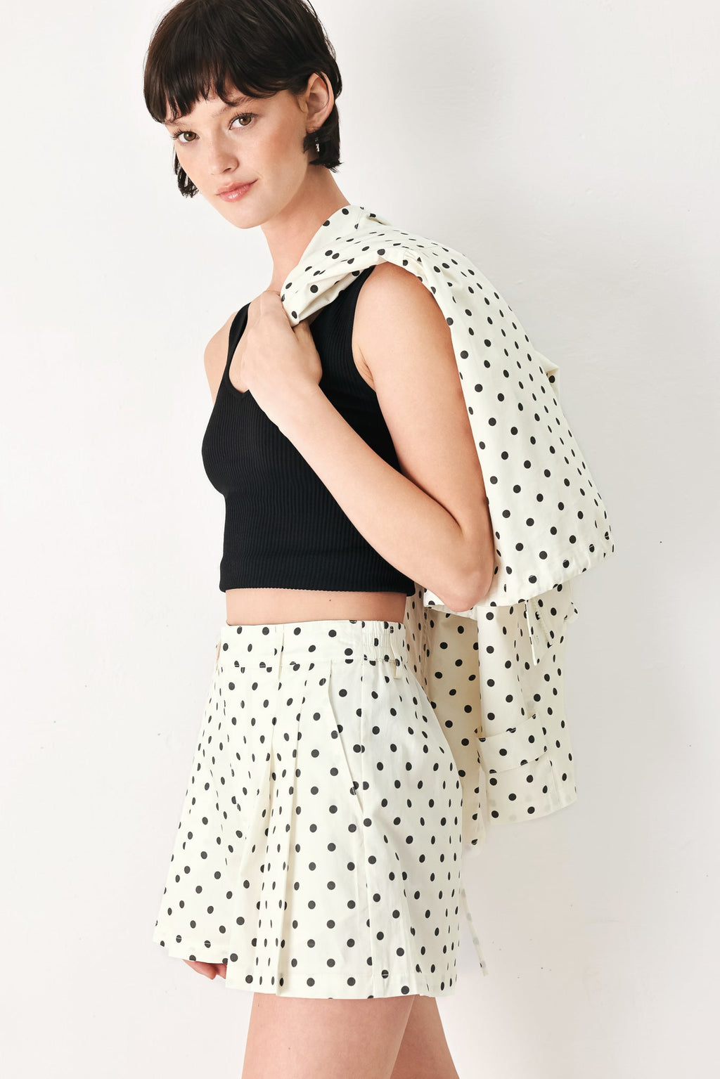 CHAMPAGNE DOTS SHORTS