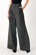 FOREVER CHIC POLKA WOVEN PANTS