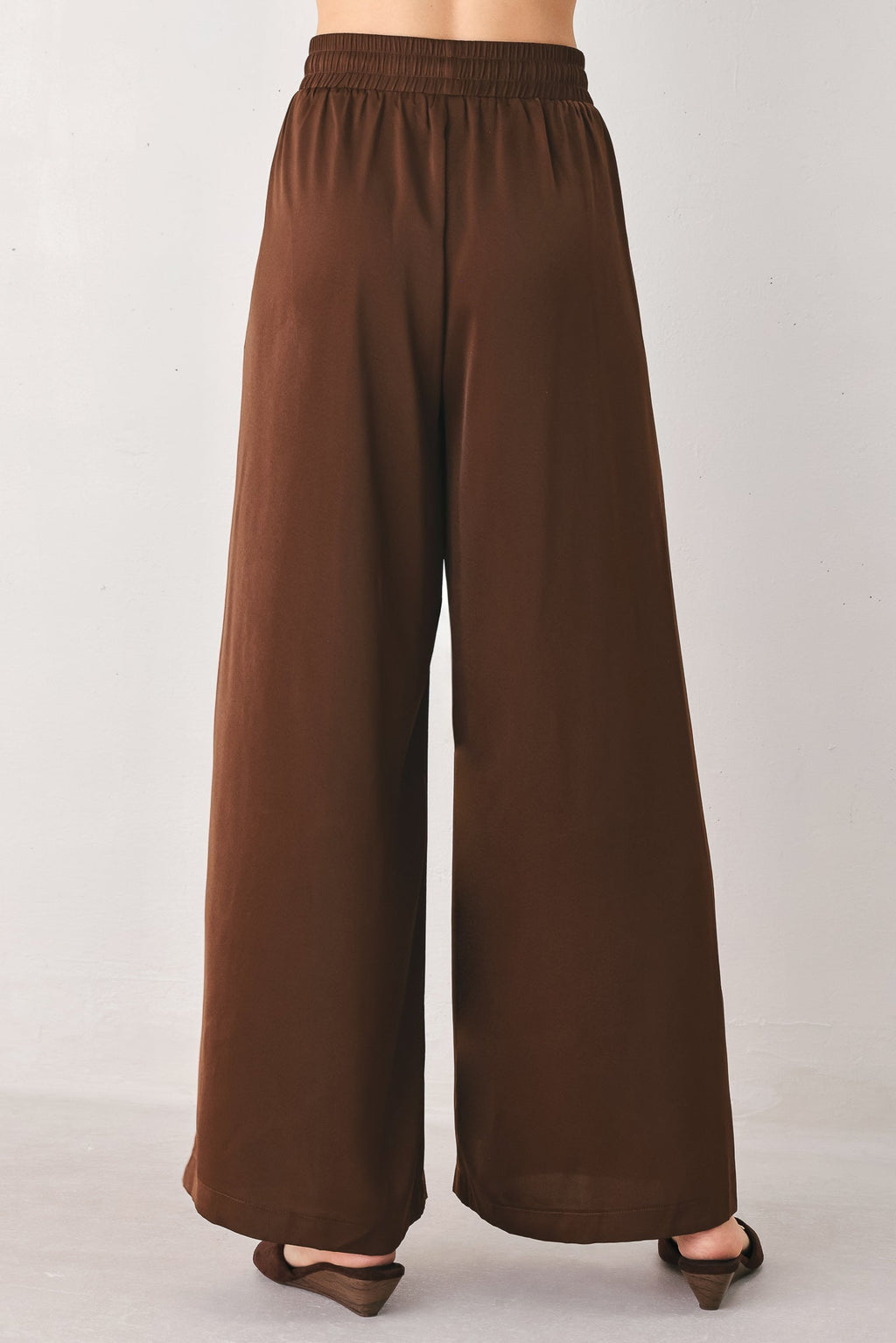 CANYON BROWN ELASTIC WAIST PANTS