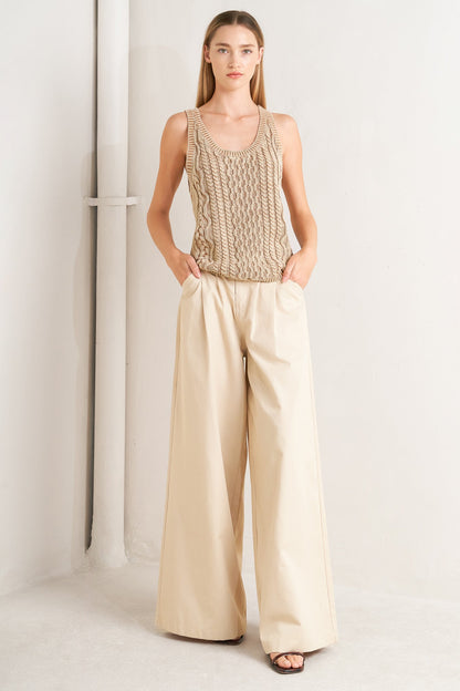 NEVER FORGET KNIT TANK TOP