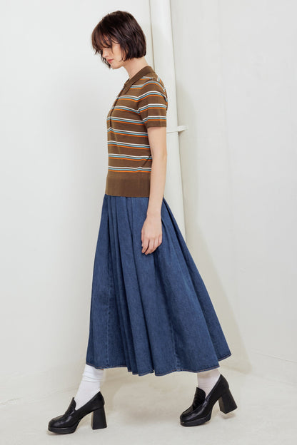 PRETTY IN PARADISE POLO TOP