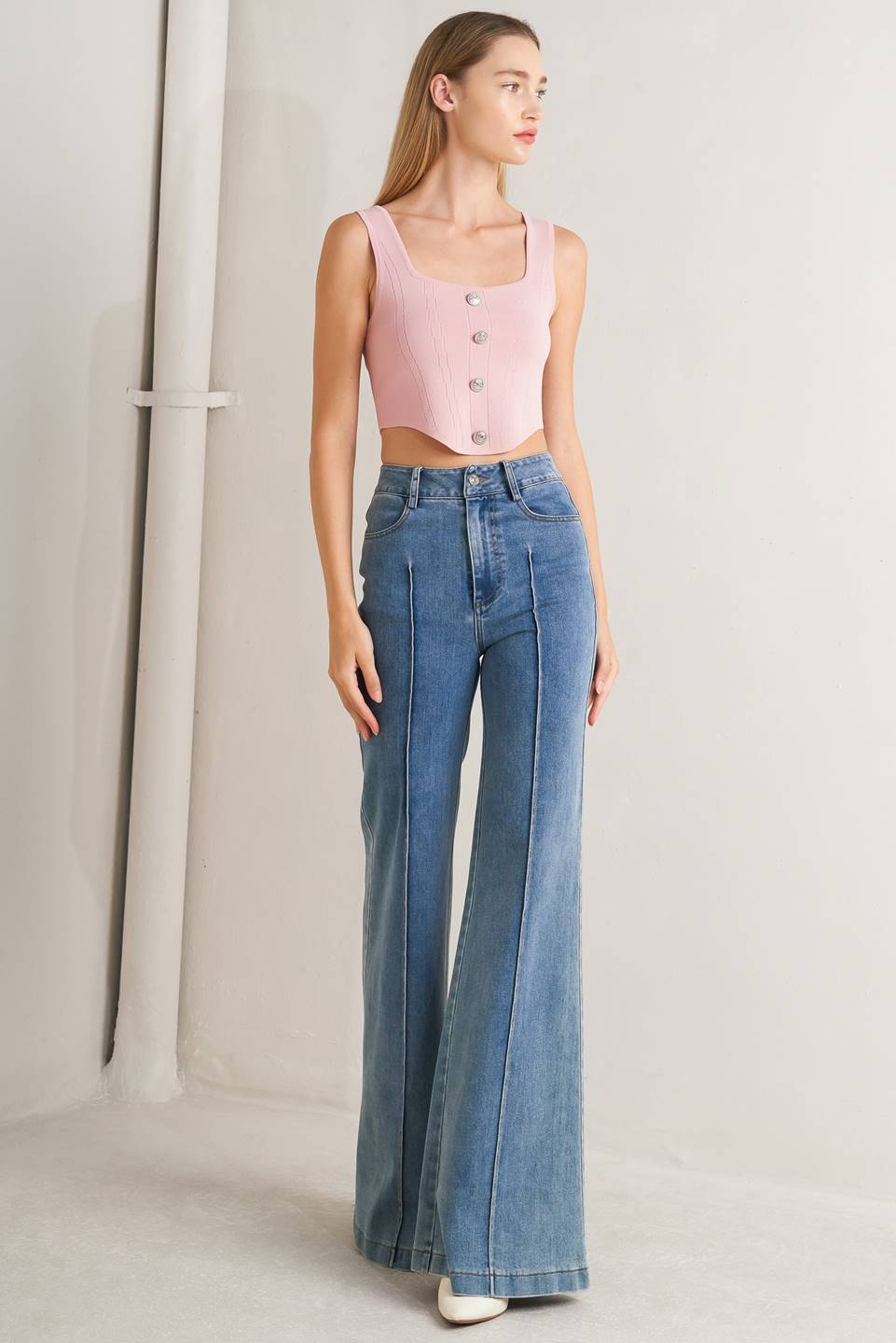 LUXE BUTTON TOP