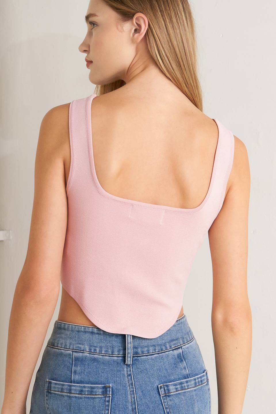 LUXE BUTTON TOP