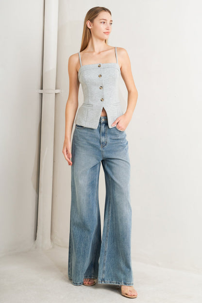 LOVELY BY NATURE KNIT VEST