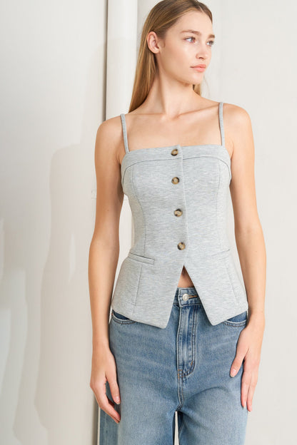 LOVELY BY NATURE KNIT VEST