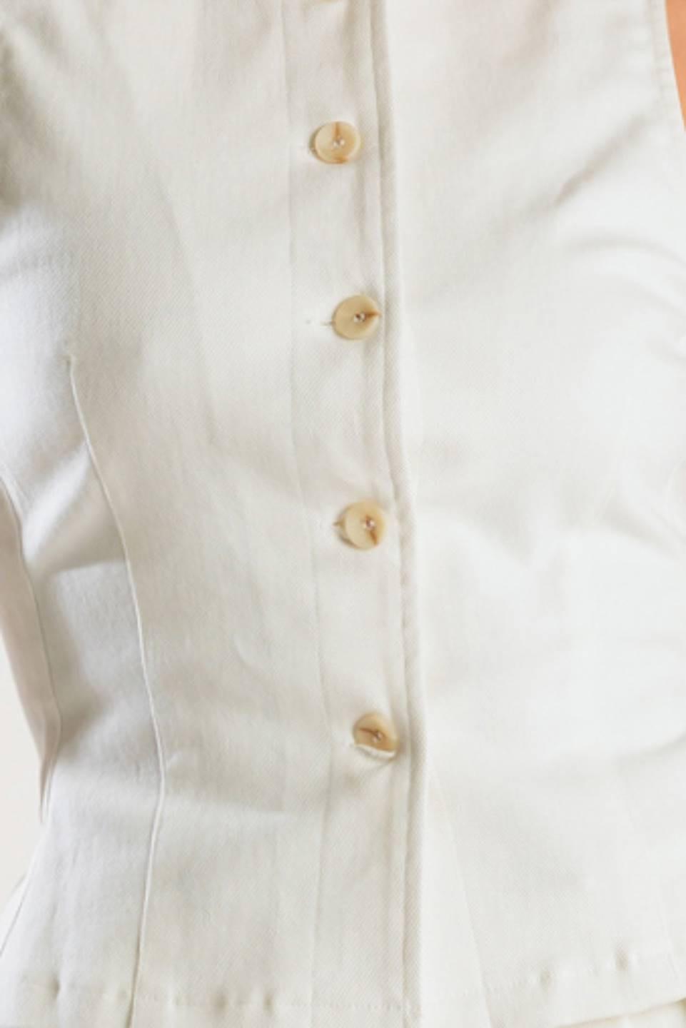 LOVE LETTERS WHITE VEST