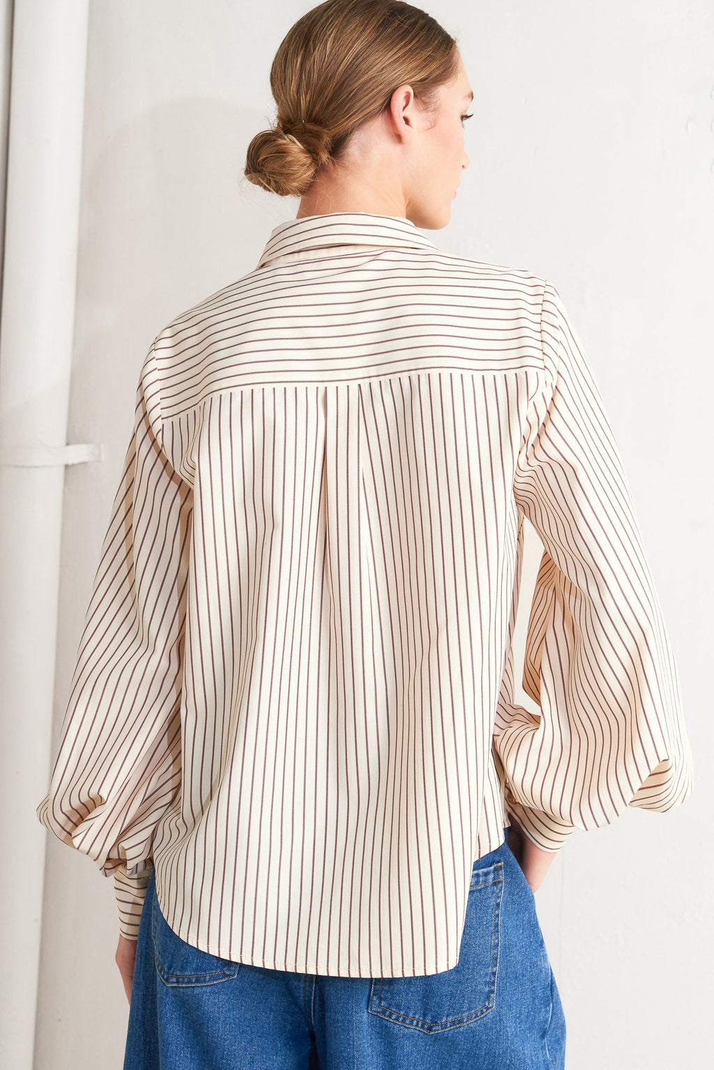 PINSTRIPE CHIC TOP