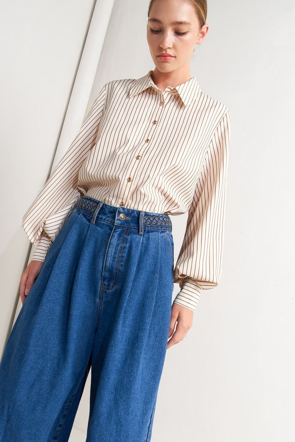 PINSTRIPE CHIC TOP
