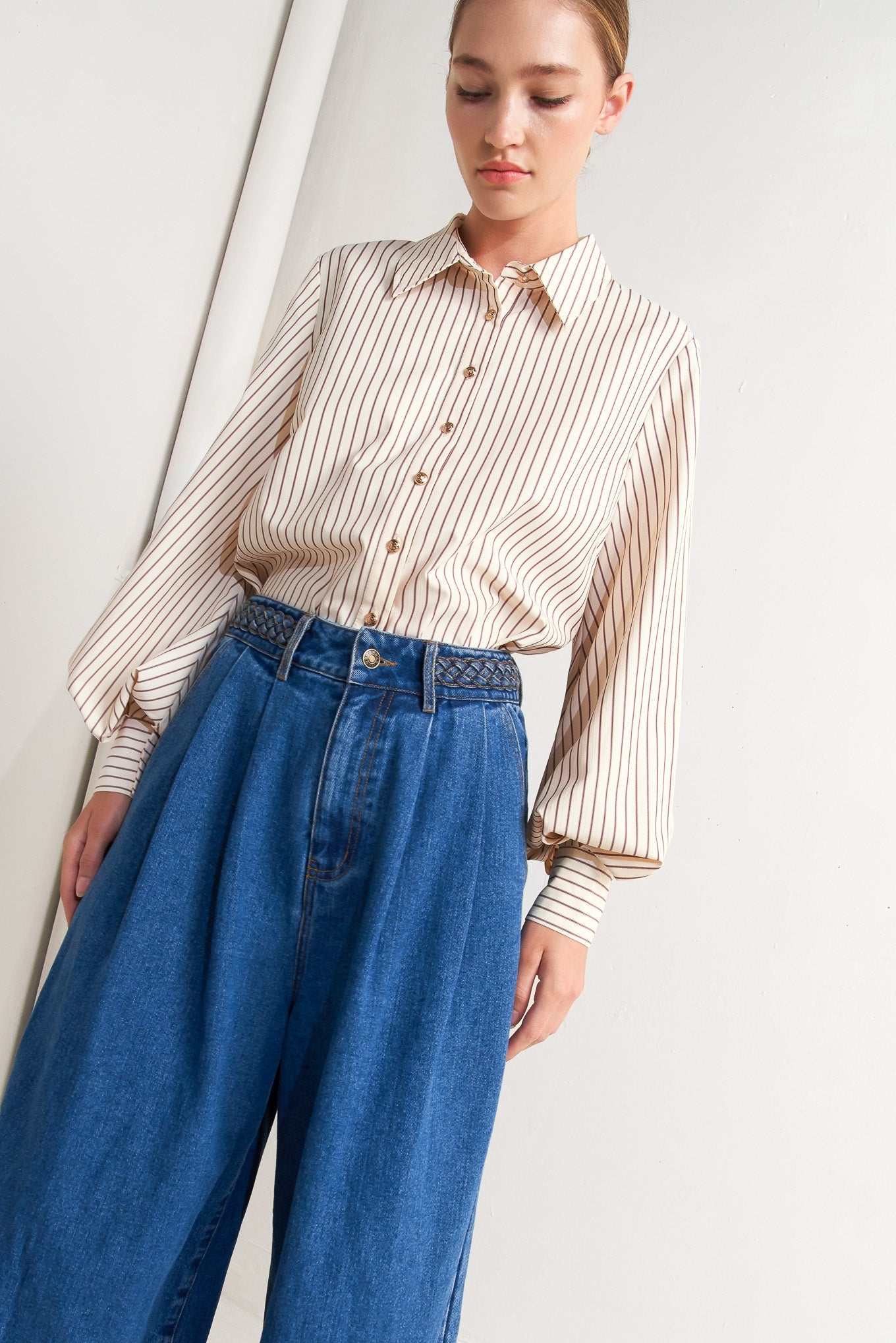 PINSTRIPE CHIC TOP