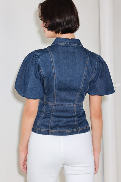 COOL FEMME DENIM TOP