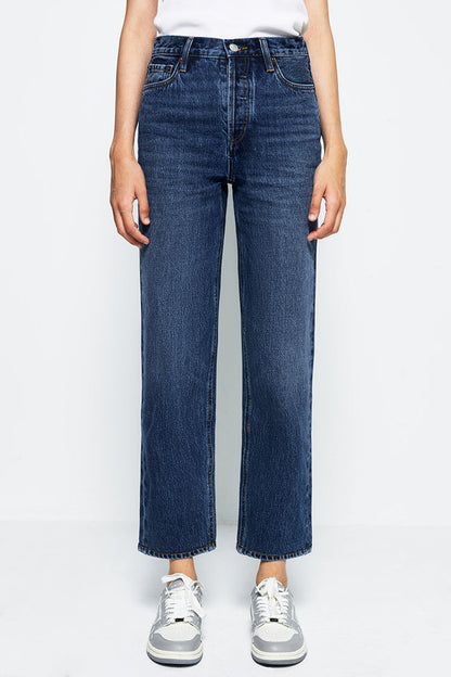 Manhattan High Rise Straight Ankle Jeans HJ160