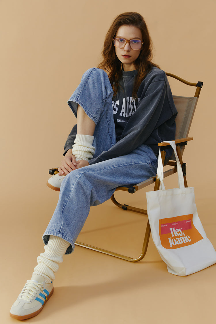 HIGH-LINE CURVE ANKLE JEANS