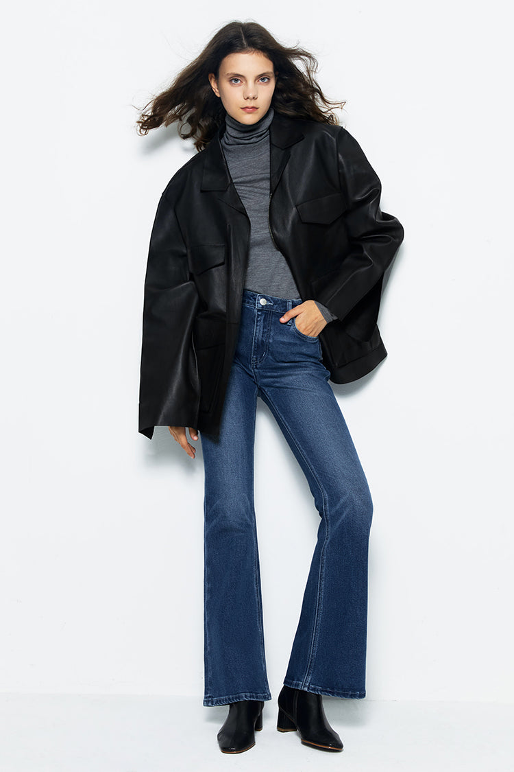 VINTAGE HIGH RISE FLARE LALA JEANS