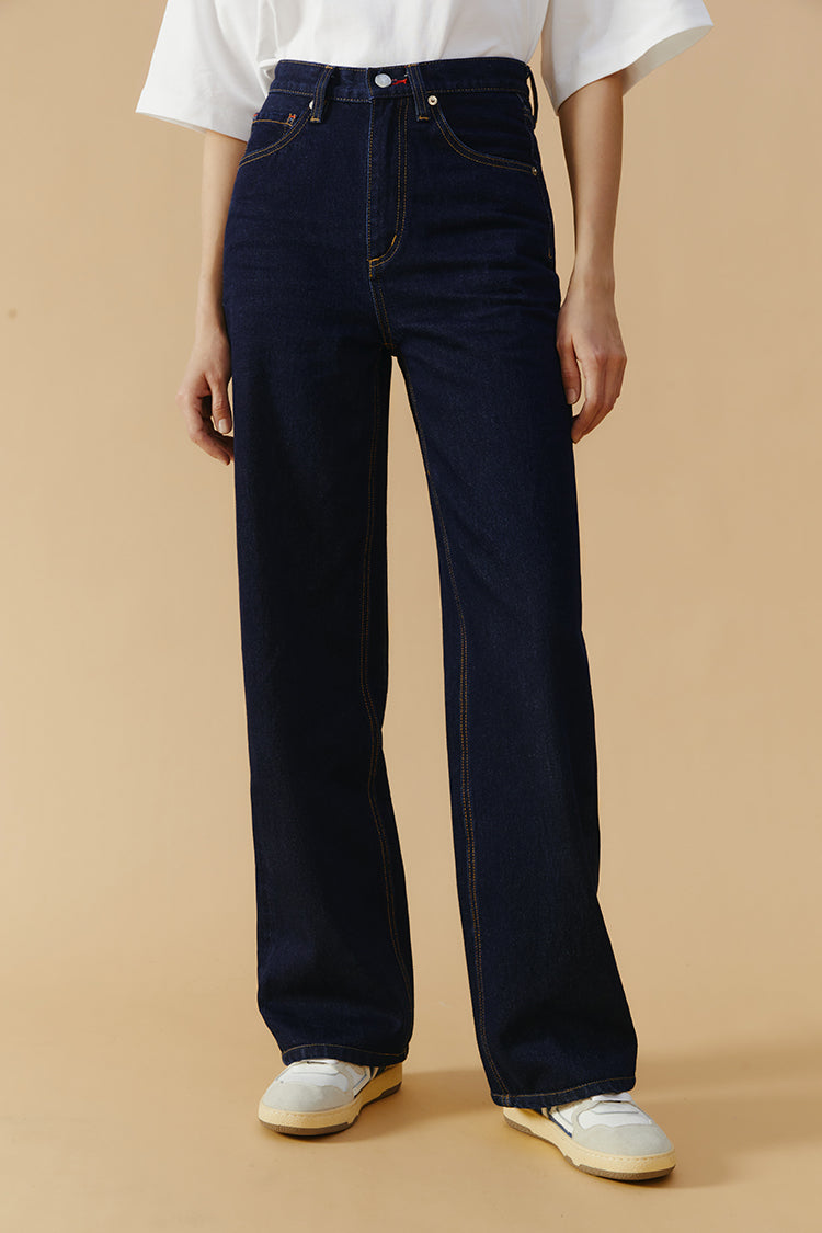 CONEY ISLAND WHITEFISH HIGH RISE WIDE JEANS