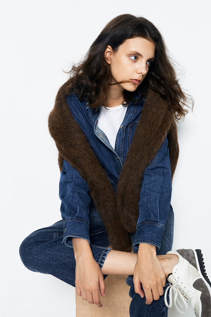 Chelsea High Rise Straight Crop Jeans HJ005