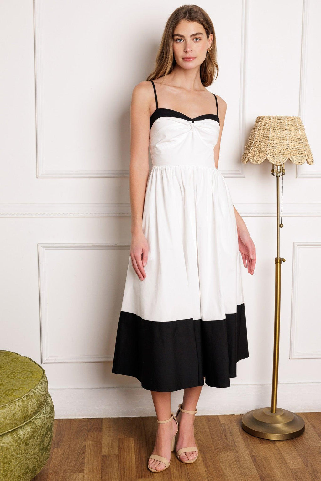 ISLAND HEARTBEAT MIDI DRESS