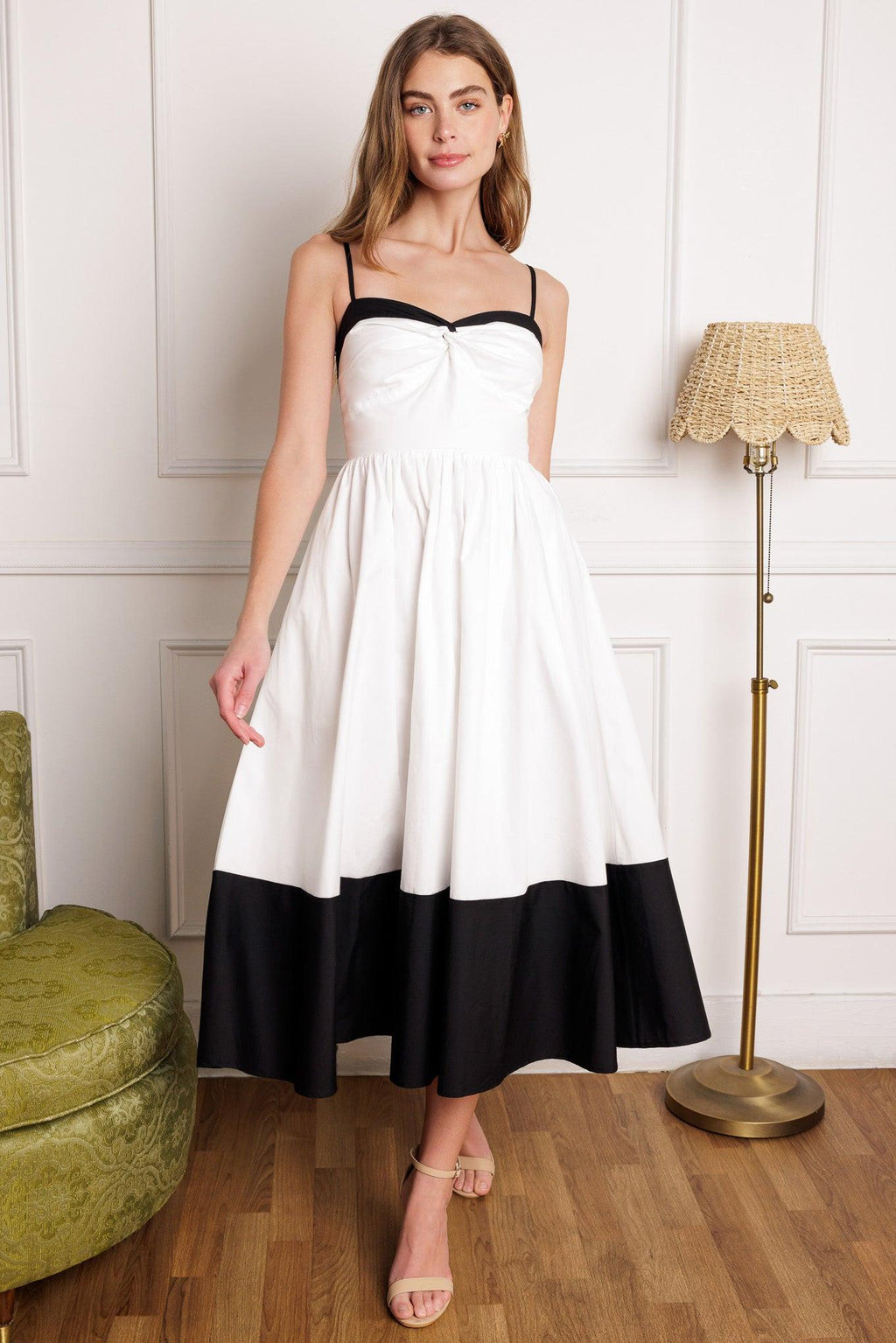 ISLAND HEARTBEAT MIDI DRESS
