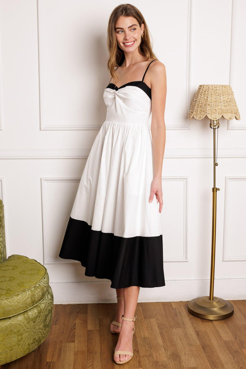 ISLAND HEARTBEAT MIDI DRESS