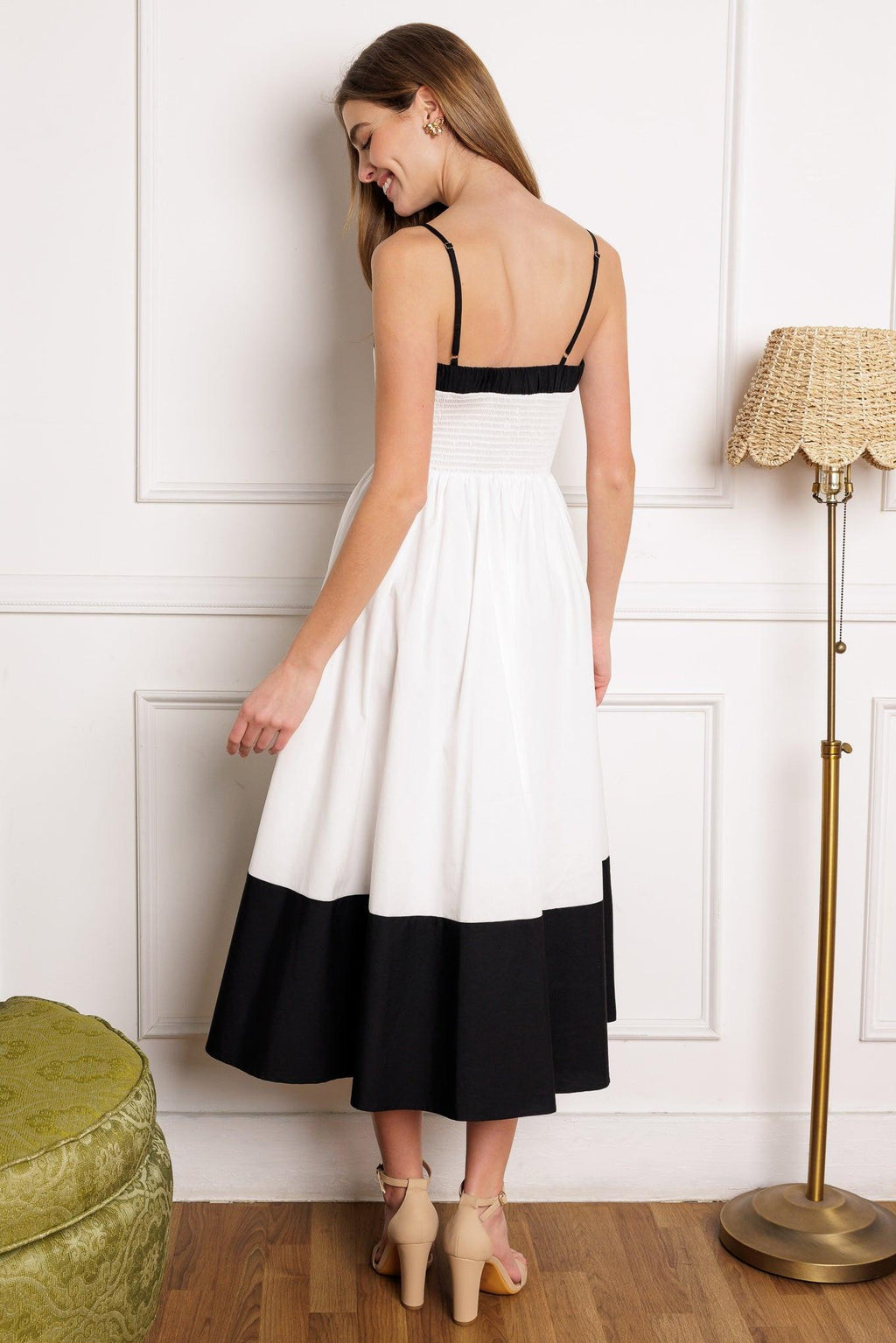 ISLAND HEARTBEAT MIDI DRESS