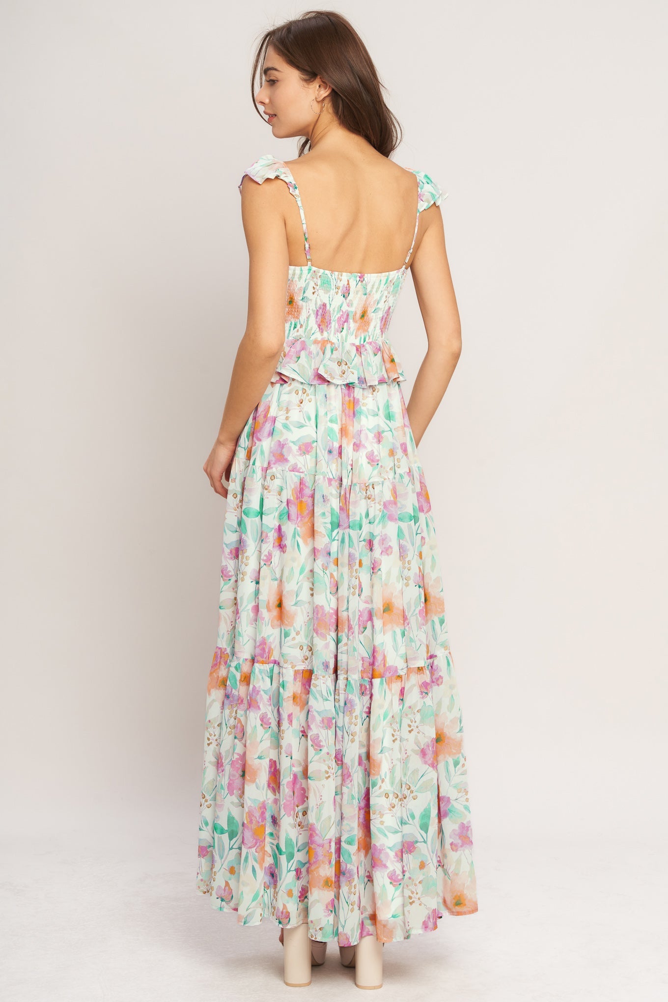 HEAVENLY BLOSSOM MAXI DRESS