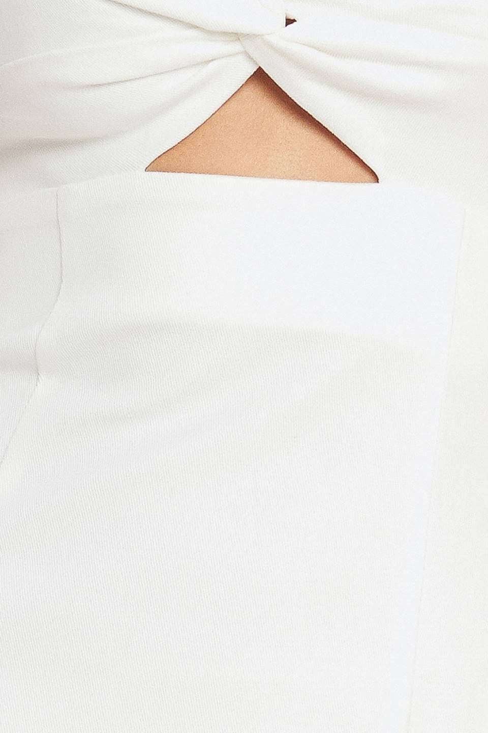 SILENT TWILL MIDI DRESS