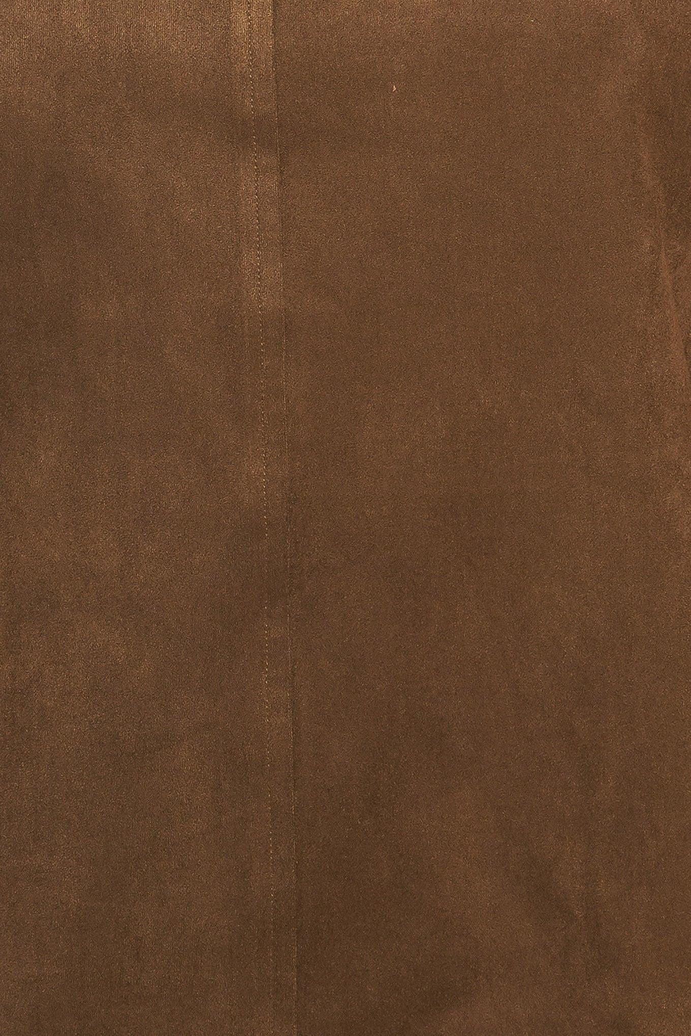 FAUX SUEDE SHIFT DRESS