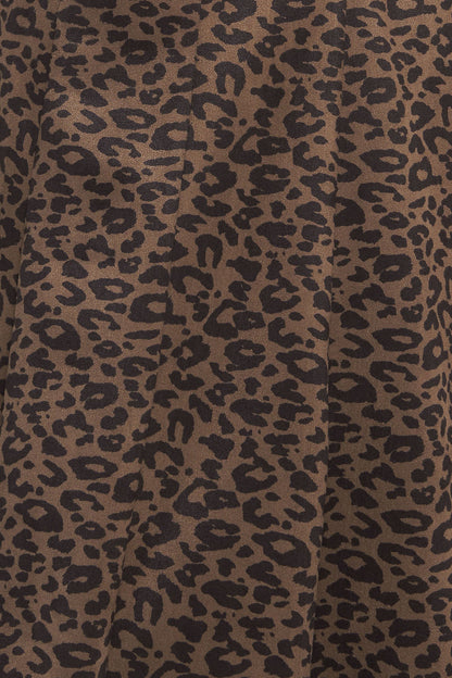 URBAN JUNGLE GLAM SUEDED KNIT MIDI DRESS