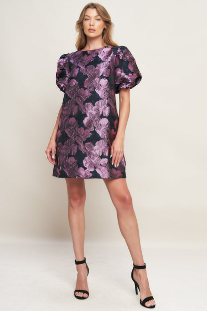 PARTY PERFECT WOVEN MINI DRESS