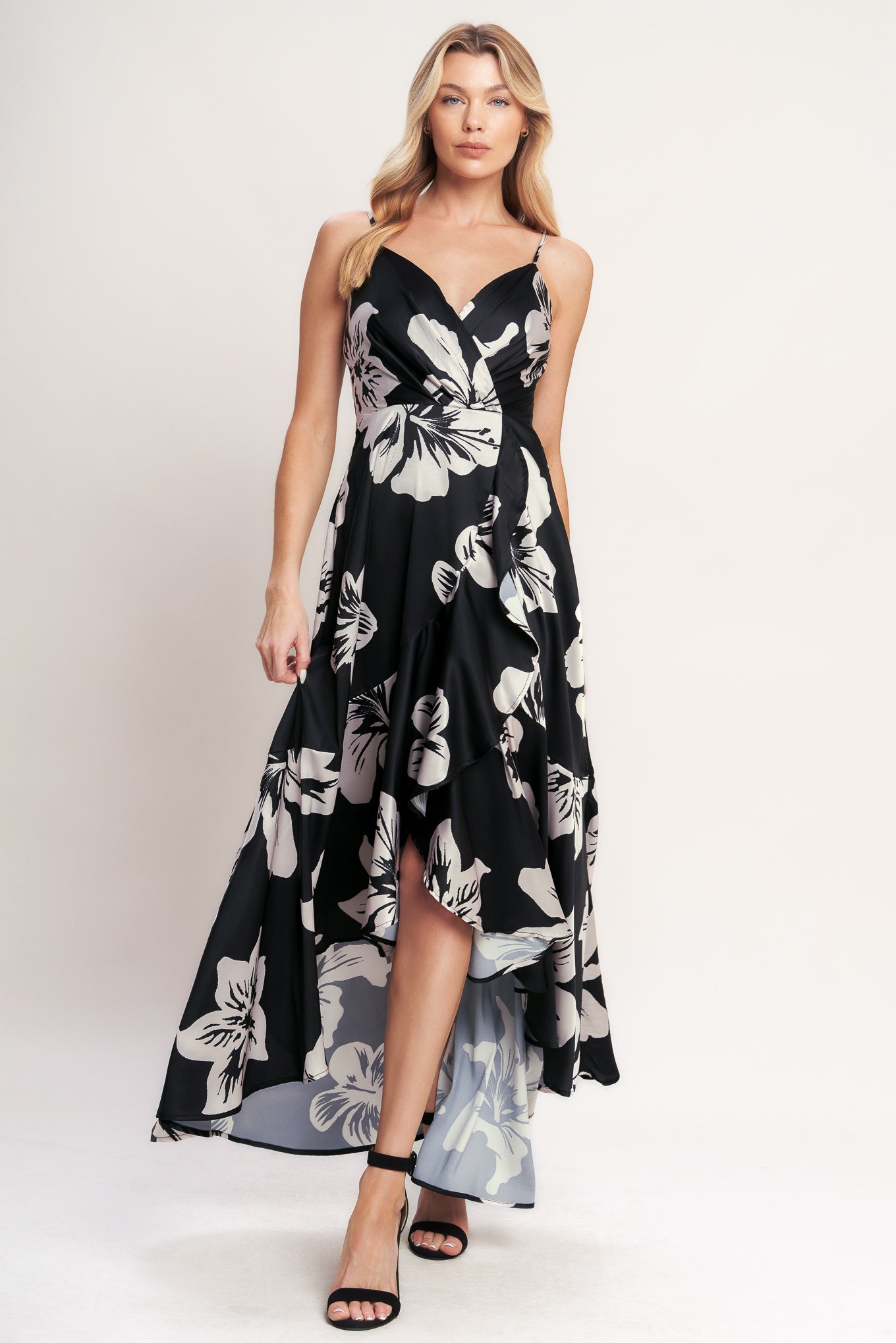 ETERNAL FLORA WOVEN MAXI DRESS