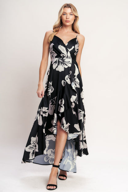 ETERNAL FLORA WOVEN MAXI DRESS