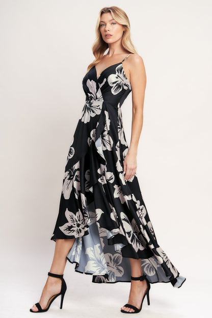 ETERNAL FLORA WOVEN MAXI DRESS