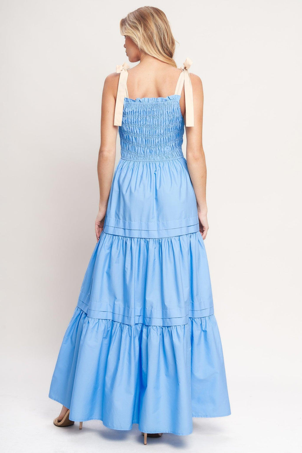SWEET SERENITY TIERED MAXI DRESS