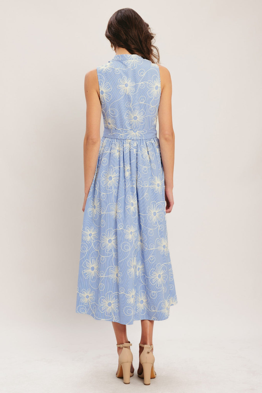 SUMMER SKETCH FLORA MIDI DRESS