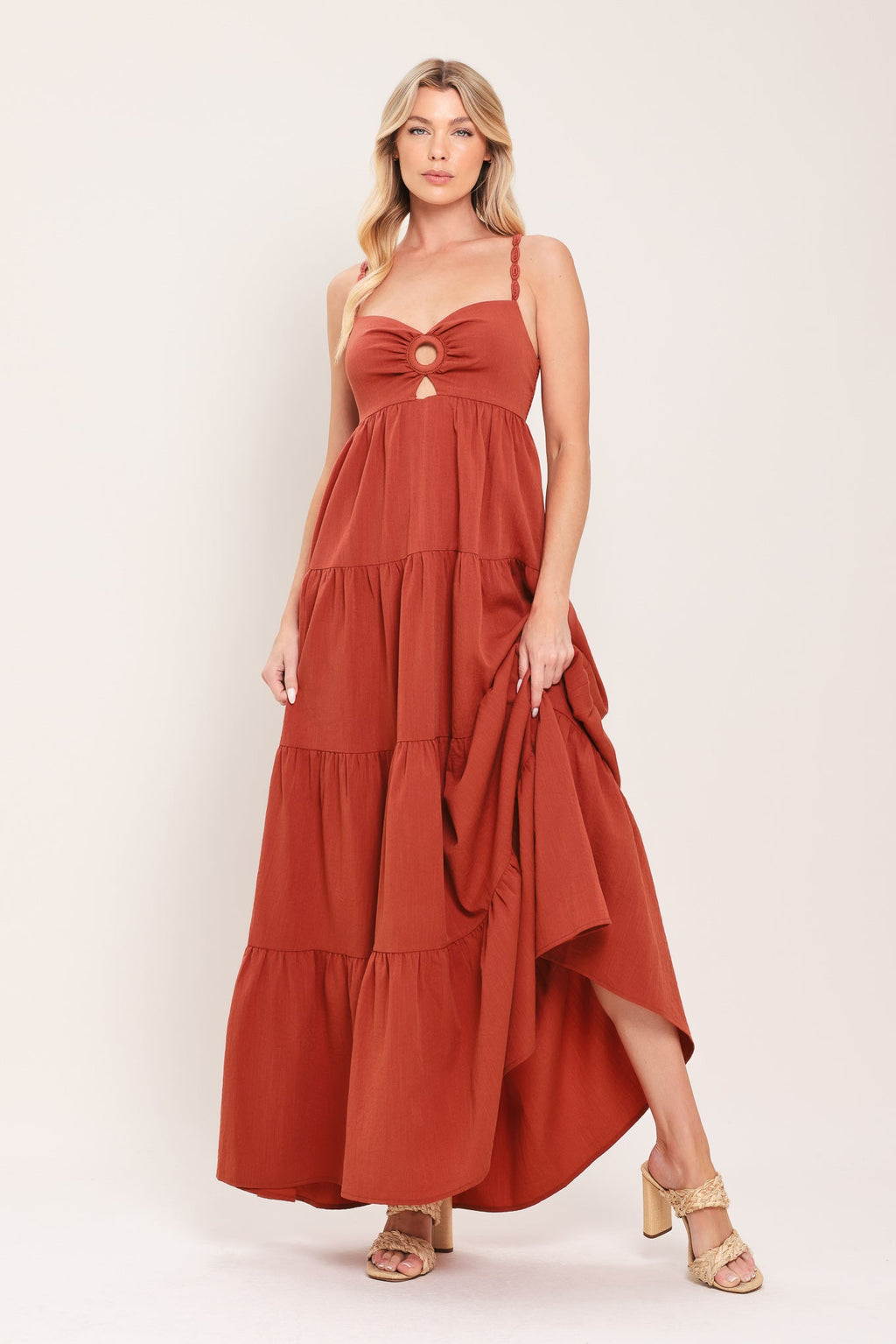 AMBER WAVE MAXI DRESS