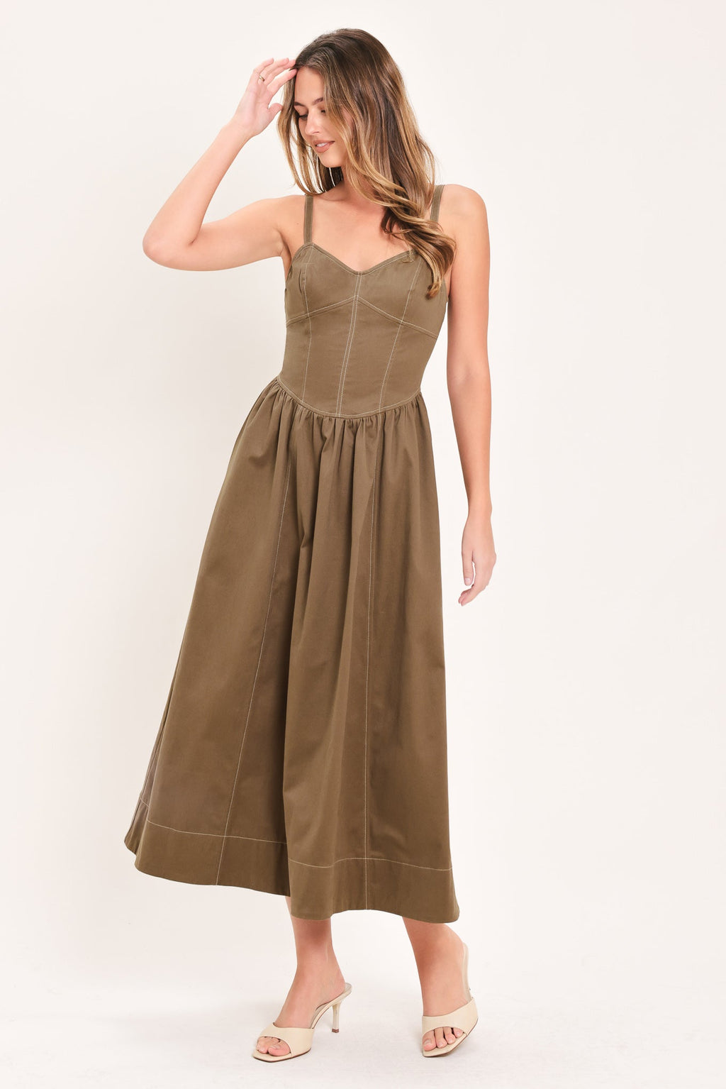 PRAIRIE HEART MIDI DRESS