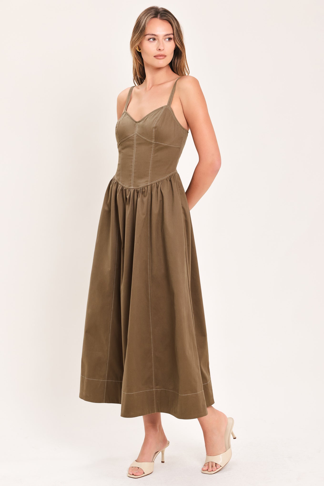 PRAIRIE HEART MIDI DRESS