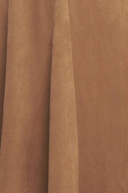 URBAN CHIC FAUX SUEDE MIDI SKIRT