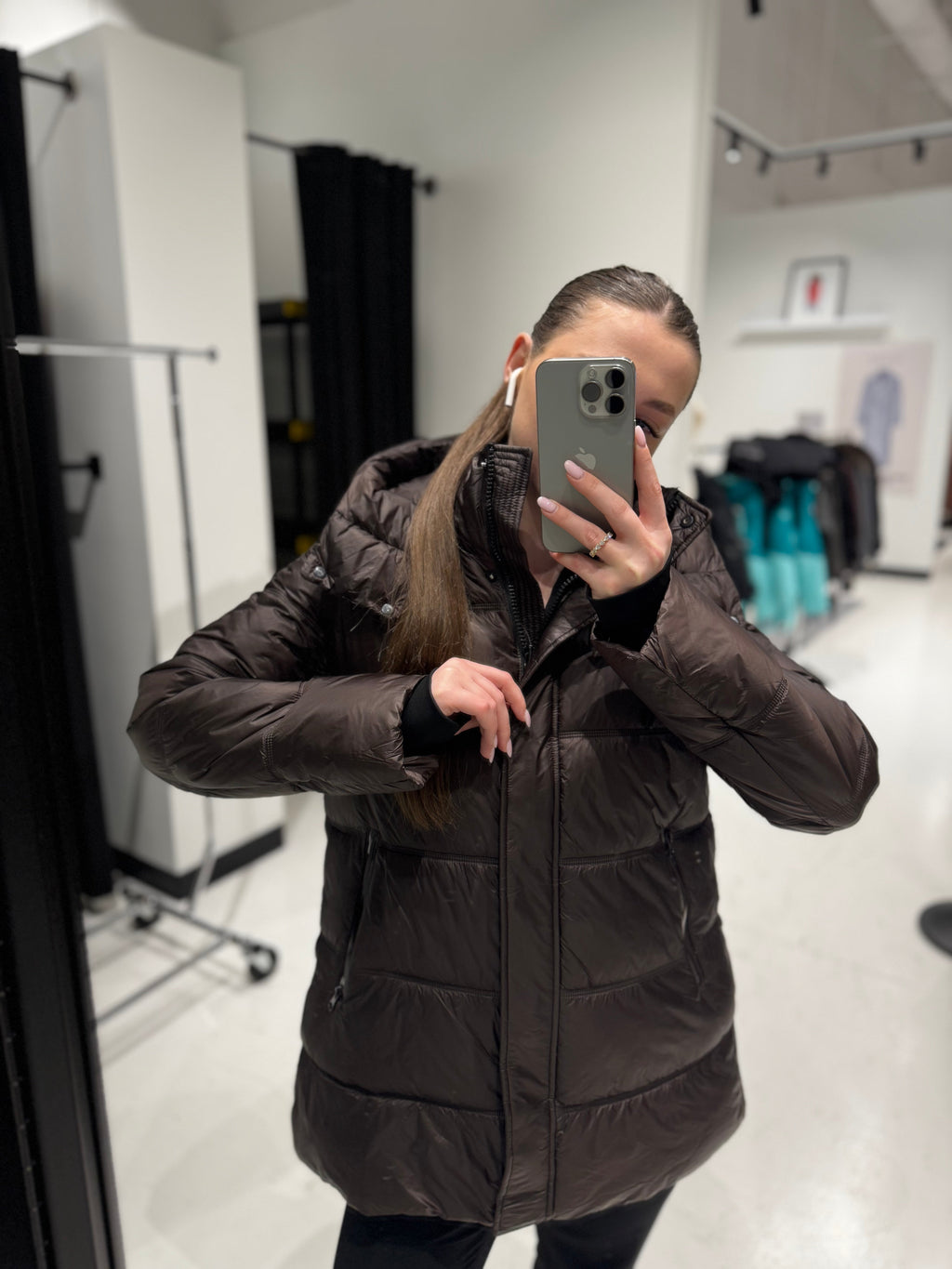 Hooded Bio-Down Jacket