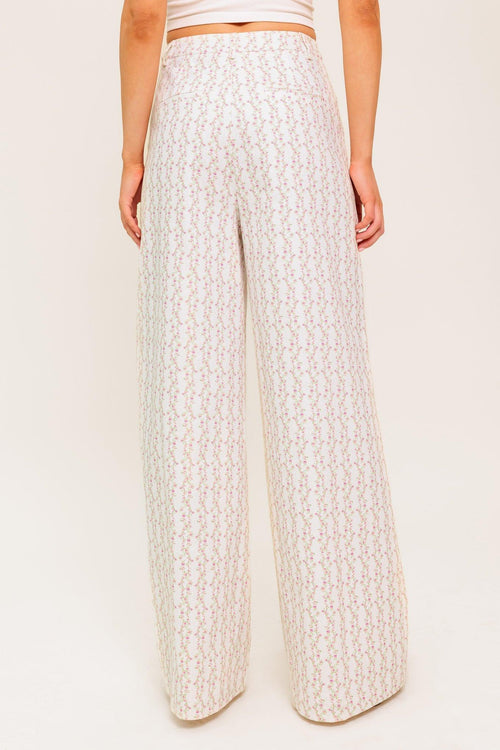 CITRUS FLOW IVORY PANTS