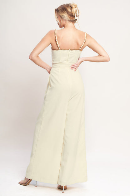 THE QUIET STATEMENT WOVEN JUMPSUIT