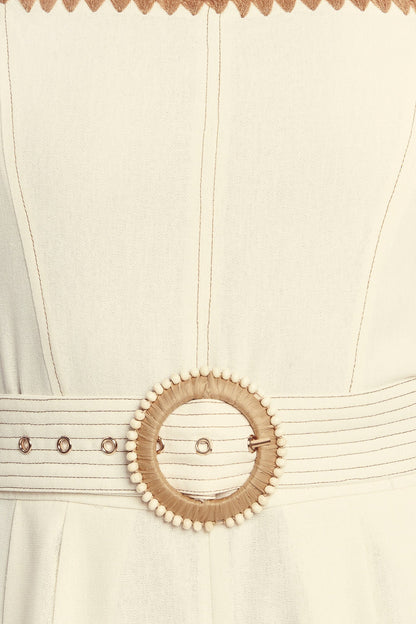 THE QUIET STATEMENT WOVEN JUMPSUIT